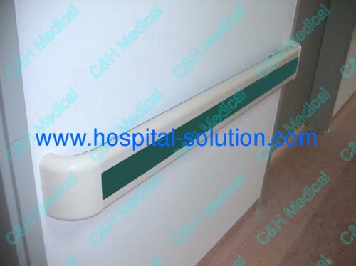 hospital corridor pvc handrails for pvc wall protection system 