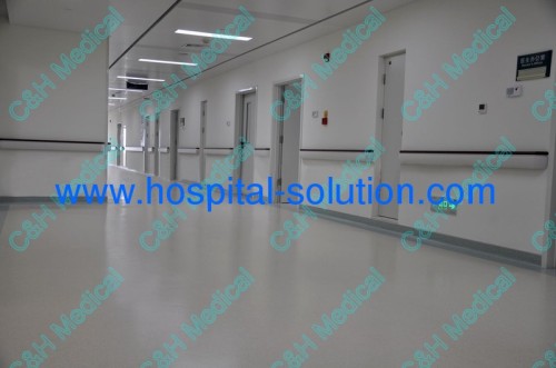 hospital using PVC handrail material