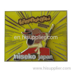 Zinc alloy soft enamel lapel pin