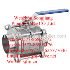 butt weld ball valve