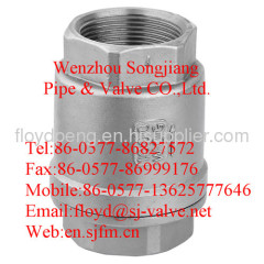 vertical lift check valve