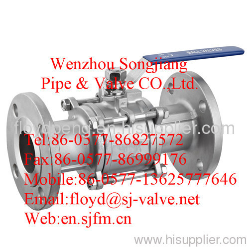 stainless steel flange ball valve