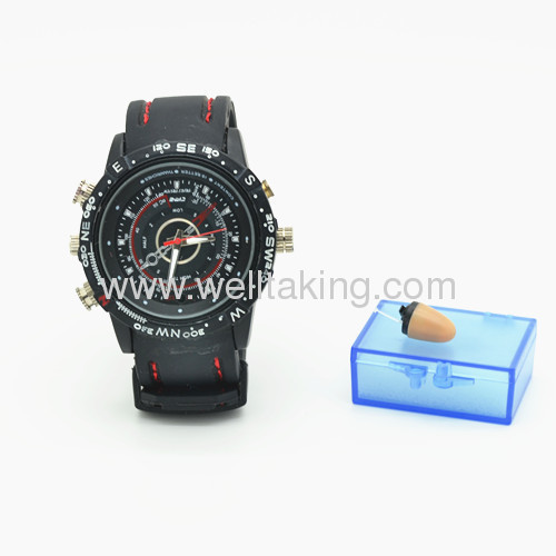 mini wireless earpiece with bluetooth inductive watch kit