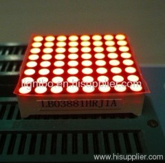 1.26-inch 3mm 32mm x 32mm 8 x 8 Bi-colour Dot Matrix LED Display