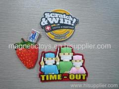 Promotional rubber fridge magnets