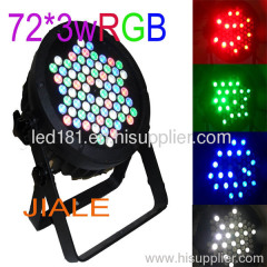 72x3w RGB indoor led mini par lights