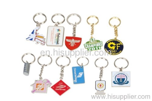 zinc alloy promotion metal keychains