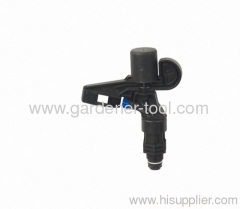 Plastic water impulse sprinkler for agriculture