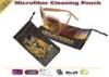 Customized logo printing Microfiber Mobile Phone Pouch, Microfiber cleaning pouch