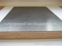 construction plywood with brown or black film faced
