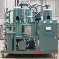 High voltage oil filtering oil purify oil regenerating machine