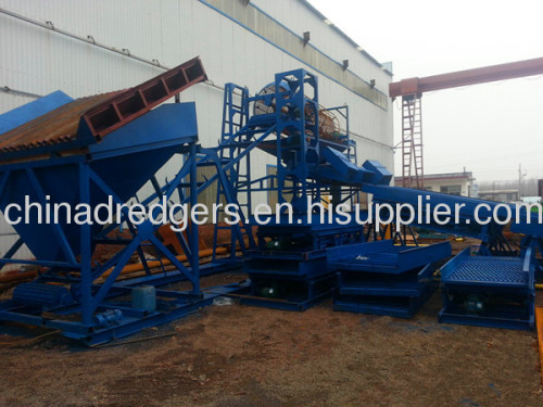 150 ton land gold wash plant