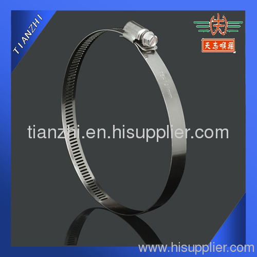 worm drive stainless steel hose clamp