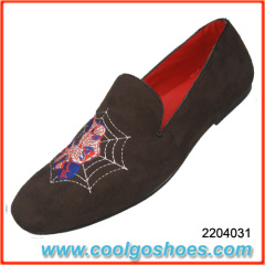 popular and comfortable mens velvet slippers China wholesale