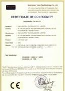 CE-LVD Certificate for LED Downlight