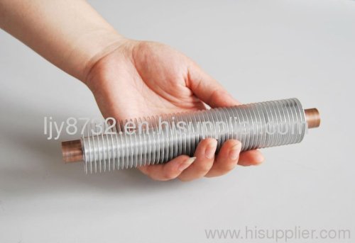 extruded finned tube for fire heater