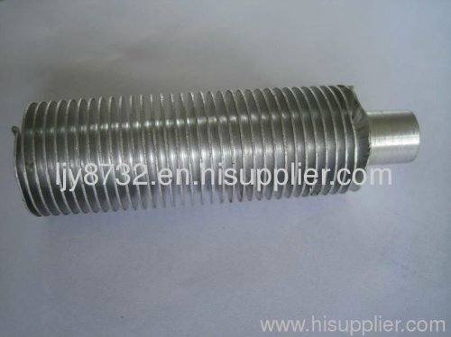 extruded finned tube for heat recovery equipment