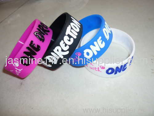 silicone bracelet for 1D