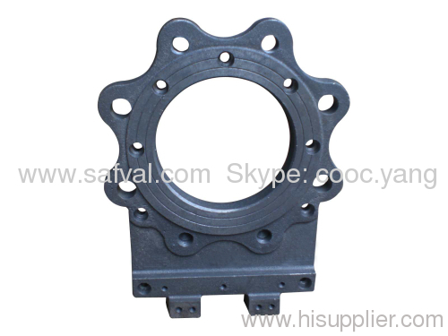 iron casting hydraulic knife gate valve body