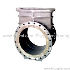 iron casting hydraulic gate valve body