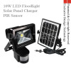 Solar Panel Charger PIR Sensor 10w LED Work Light