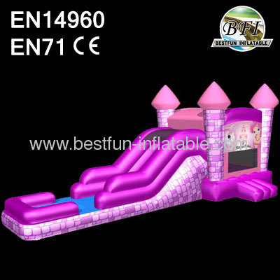 Princess Inflatable Combo Slide