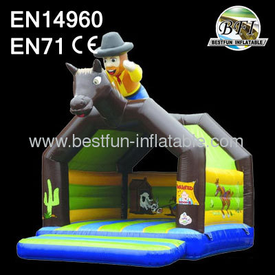 Residential Inflatable West Cowboy Bouncers