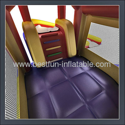 Giant Cruving Pool Inflatable Slide Bouncer