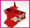 Custom Red Mahogany / Cardboard / Rigid Paper Board Wine Packaging Boxes, Paper Folding Box