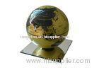 Golden Permanent Magic Turning Globe, Custom Magnetic Rotating Globe For Office Decoration