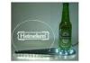 Shining Acrylic Wine Rack Display For Advertising, Beer Led Bottle Glorifier With Engraved Logo