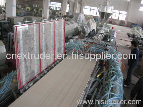 WPC PVC door board extrusion line| door board production line