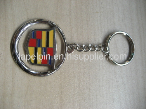 Soft Enamel Double Sided Keychain