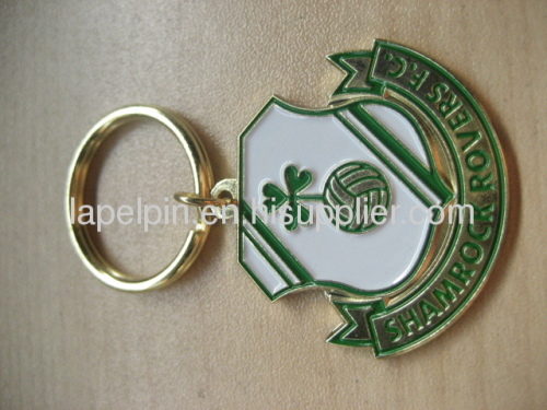 Soft Enamel Double Sided Keychain