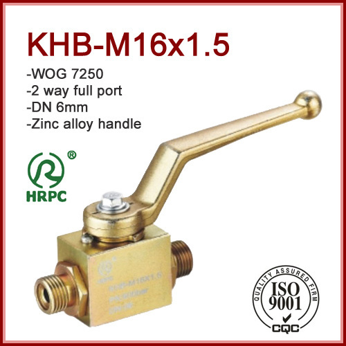 hydraulic male thread ball valve