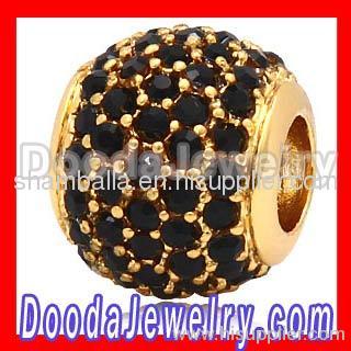 wholesale black Pave Lights Charm 791051