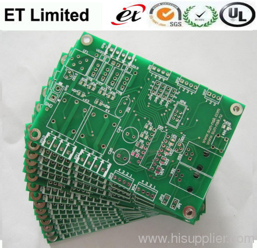 2 Layers bare printed circuit board.