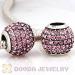 european pink Pave Lights Charm 791051