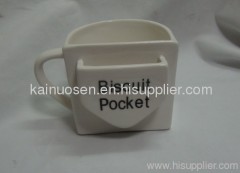 Ceramic biscuit mug