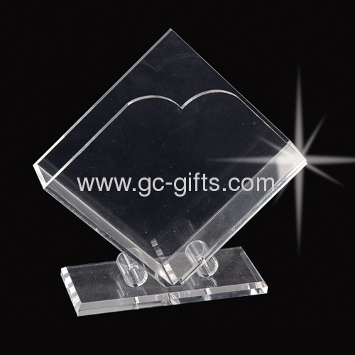 clear acrylic tissue holder displays with thick base