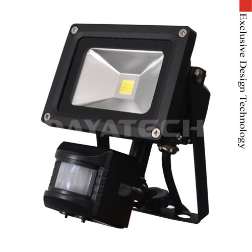 PIR LED Flood Light IP44 Rated With PIR Sensors