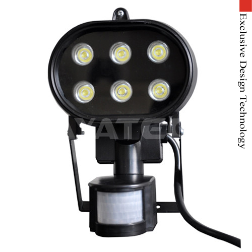 LED Spot Light with PIR Detector IP44 AC85~265V