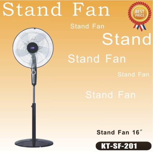 cheap price Black five blades stand fan