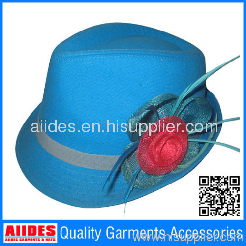 blue fedora hats caps