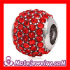 Wholeslae Red european Crystal Beads For Bracelet Making China