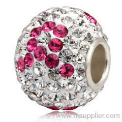 Wholeslae Red european Crystal Beads For Bracelet Making China