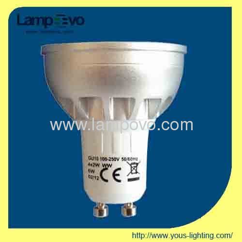 Led spotlight high power lamp 4*2W GU10