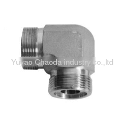 90° ELBO90°W METRIC MALE O-RING/METRIC MALE ADJUSTABLE STUD END S-SERIES ISO6149-2