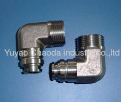 90° ELBOW REDUCER TUBE ADAPTOR WITH SWIVEL NUT