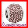 Wholeslae 2013 New Arrival Pave Crystal european Charm Beads